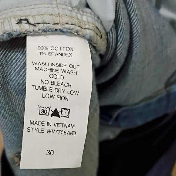 Pinkblush Light Blue Distressed Skinny Jeans Maternity Size 30 - Picture 3 of 10